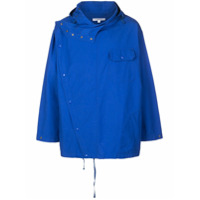 Engineered Garments Jaqueta com capuz e abotoamento duplo - Azul