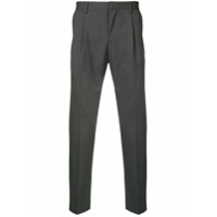 Entre Amis slim-fit tailored trousers - Cinza