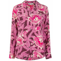 Equipment Camisa com estampa floral de seda - Rosa