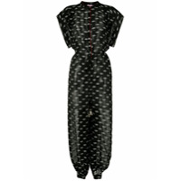 Eres Macaquinho Julia com mangas curtas - Preto