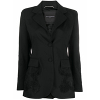 Ermanno Scervino Blazer slim com botões - Preto