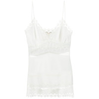 Ermanno Scervino Blusa de seda com tiras - Branco