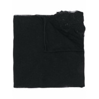 Ermanno Scervino Cachecol com detalhe de franjas - Preto