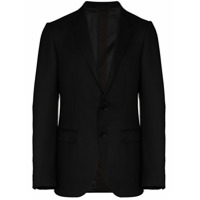 Ermenegildo Zegna Blazer abotoamento simples de lã - Preto