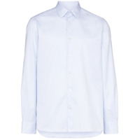 Ermenegildo Zegna Camisa mangas longas de algodão - Azul