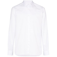 Ermenegildo Zegna Camisa mangas longas de algodão - Branco