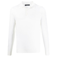 Ermenegildo Zegna Camisa polo de tricô - Branco