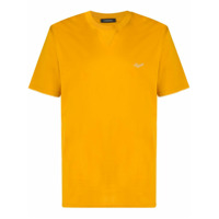 Ermenegildo Zegna Camiseta com logo bordado - Amarelo