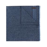 Ermenegildo Zegna silk-wool blend scarf - Azul