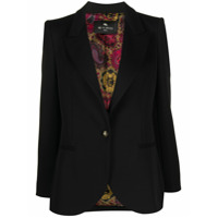 Etro Blazer com abotoamento simples - Preto
