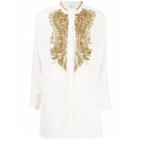 Etro Blusa com aplicação e fechamento oculto - Branco