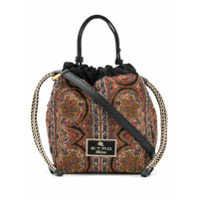 Etro Bolsa tote com estampa paisley - Preto