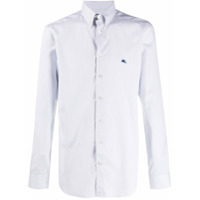 Etro Camisa mangas com estampa geométrica - Branco