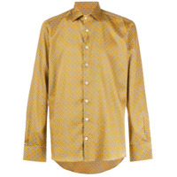 Etro Camisa mangas longas com estampa - Amarelo