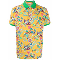 Etro Camisa polo com estampa floral - Amarelo