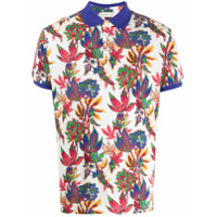 Etro Camisa polo com estampa floral - Branco
