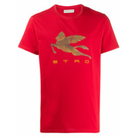 Etro Camiseta com estampa Pegasus - Vermelho