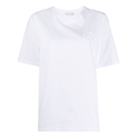 Etro Camiseta de algodão com patch bordado - Branco