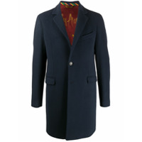 Etro Casaco slim com abotoamento simples - Azul