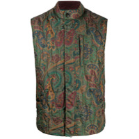 Etro Colete matelassê BenEtroEssere com estampa paisley - Verde