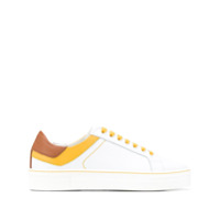 Etro contrast lace low-top sneakers - Branco
