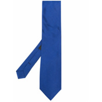 Etro Gravata de seda com bordado de Pegaso - Azul