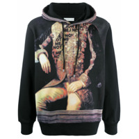 Etro Moletom mangas longas com capuz e estampa - Preto