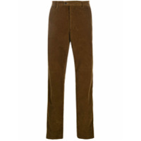 Etro straight-leg corduroy trousers - Verde