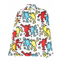 Etudes Camisa x Keith Haring Illusion com estampa gráfica - Preto