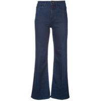 Eve Denim Calça jeans flare cintura alta - Azul