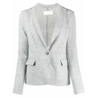 Fabiana Filippi Blazer de lã com padronagem xadrez - Cinza