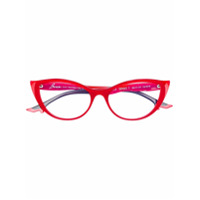 Face À Face Armação de óculos gatinho - Vermelho