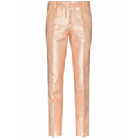 Faith Connexion Calça de alfaiataria metalizada - Metálico