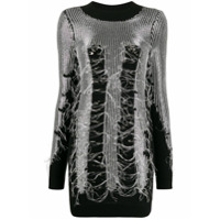 Faith Connexion distressed look jumper - Preto