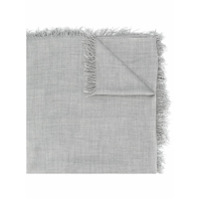 Faliero Sarti Cachecol com detalhe de franjas - Cinza