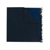 Faliero Sarti Cachecol de tricô com recortes - Azul