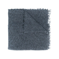 Faliero Sarti Echarpe com estampa de listras - Azul