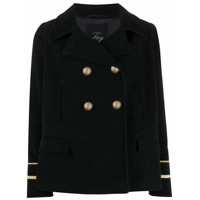 Fay Jaqueta militar com punhos listrados - Azul