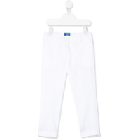 Fay Kids Calça jeans reta cintura média - Branco