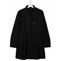 Fay Kids Casaco midi com abotoamento simples - Azul