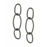 Federica Tosi Par de brincos de argolas - Prateado