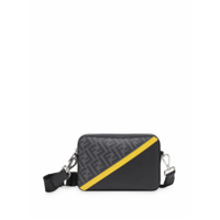 Fendi Bolsa Camera Case média com estampa monogramada - Preto