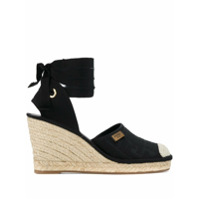 Fendi Espadrille jacquard com estampa FF - Preto