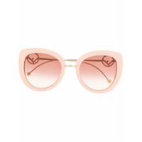 Fendi Eyewear Óculos de sol 0409/S com logo - Neutro