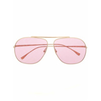 Fendi Eyewear Óculos de sol aviador FF - Dourado