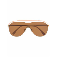 Fendi Eyewear Óculos de sol aviador - Marrom