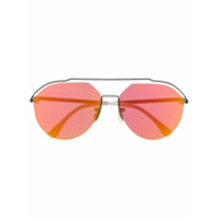 Fendi Eyewear Óculos de sol aviador - Prateado