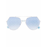 Fendi Eyewear Óculos de sol aviador - Prateado