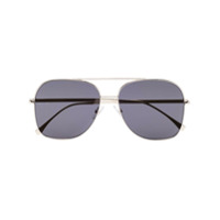 Fendi Eyewear Óculos de sol aviador quadrado - Preto
