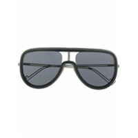 Fendi Eyewear Óculos de sol aviador redondo - Preto
